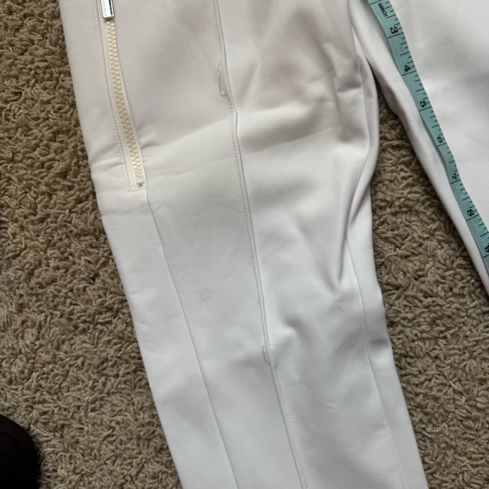 Athleta Glacier Snow Skinny Pants NWT Womens Size 4 Petite White - Picture 10 of 11